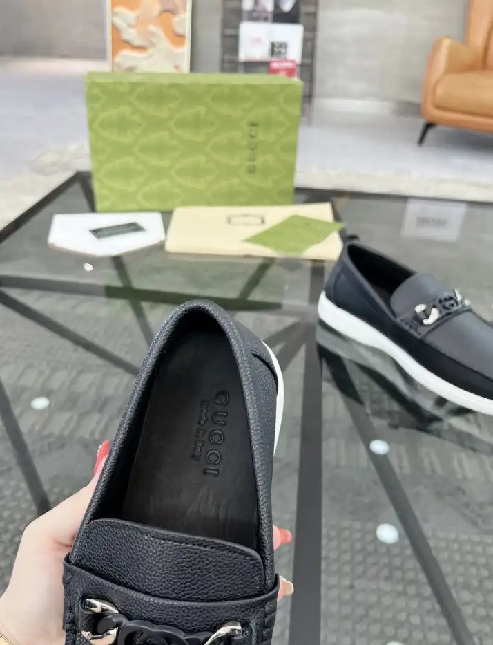 hype Gucci Leather Shoes