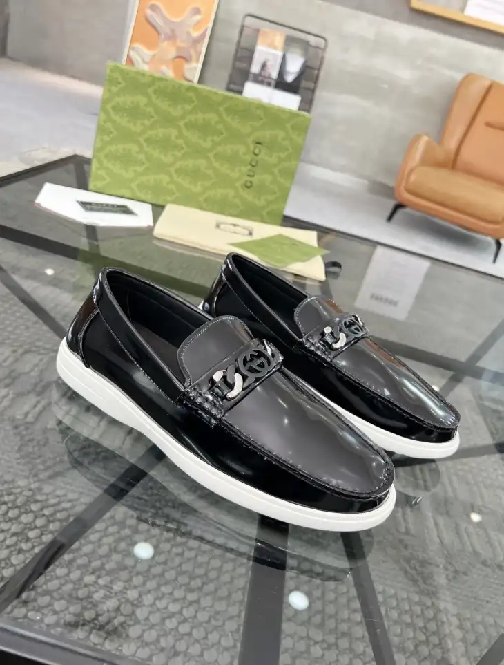 hype Gucci Leather Shoes