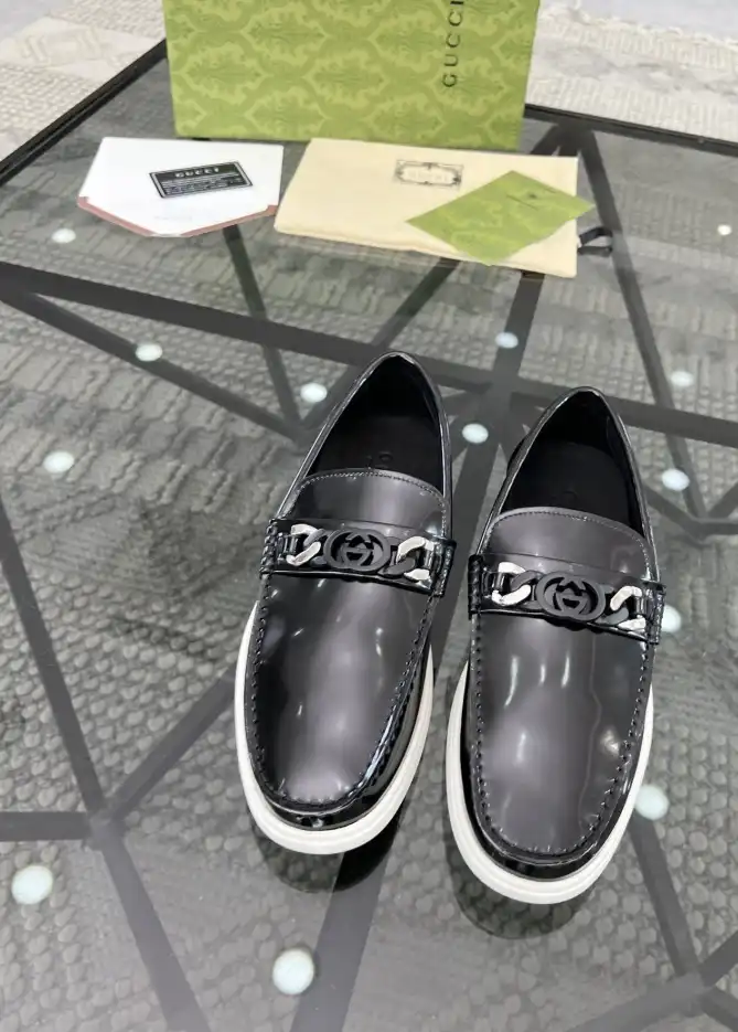 hype Gucci Leather Shoes