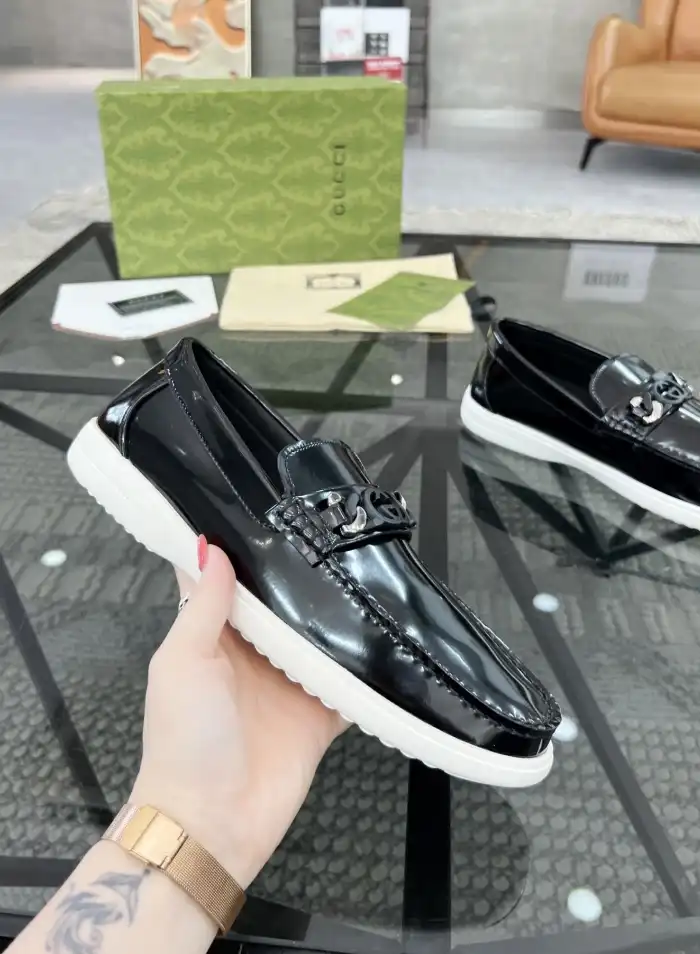 hype Gucci Leather Shoes