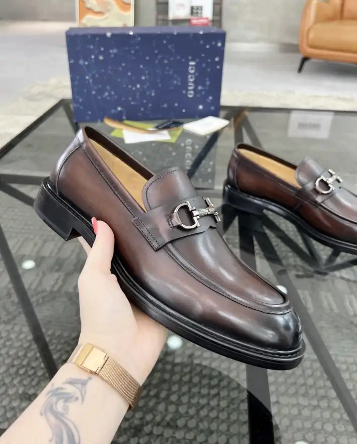 hype Gucci Leather Shoes