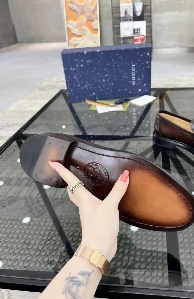 hype Gucci Leather Shoes