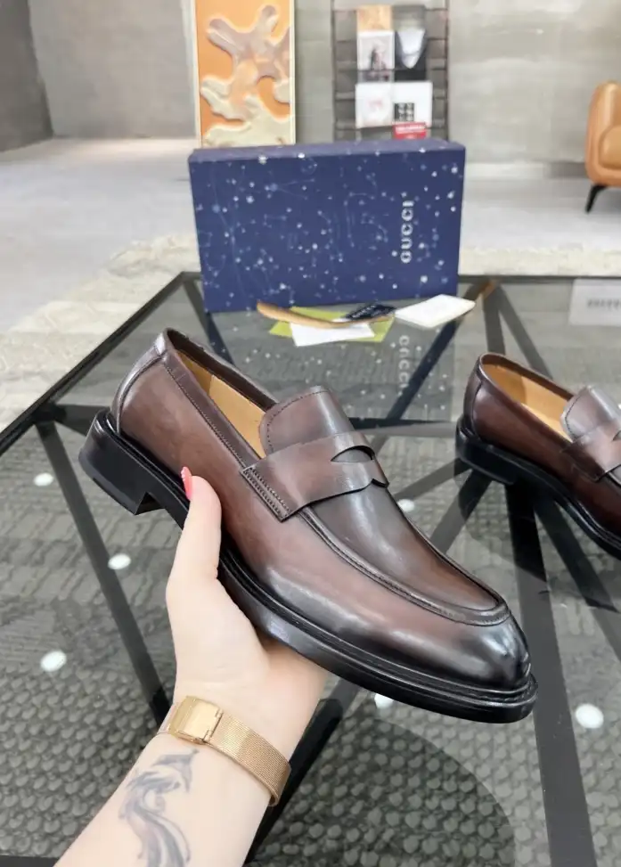 hype Gucci Leather Shoes