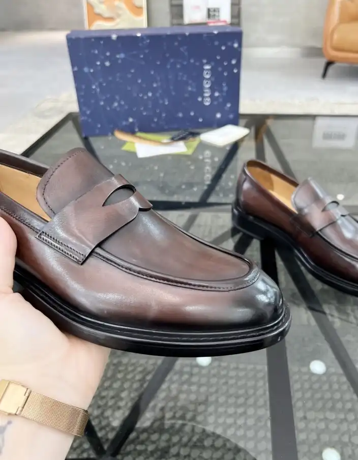 hype Gucci Leather Shoes