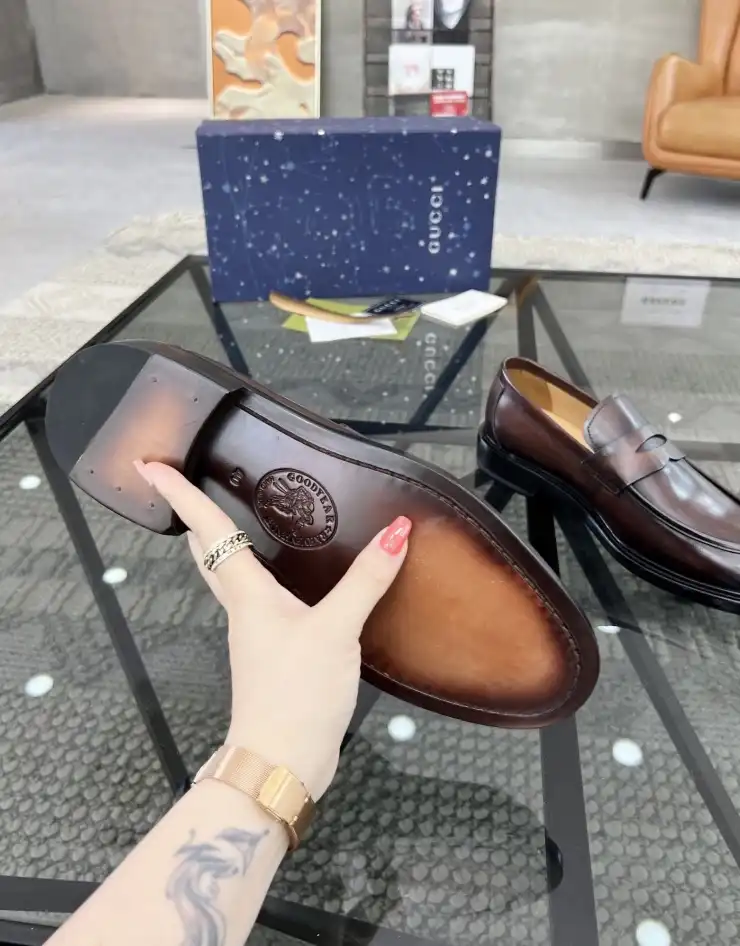 hype Gucci Leather Shoes