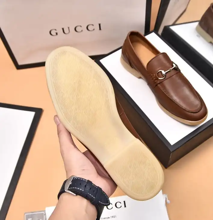 hype Gucci Leather Shoes