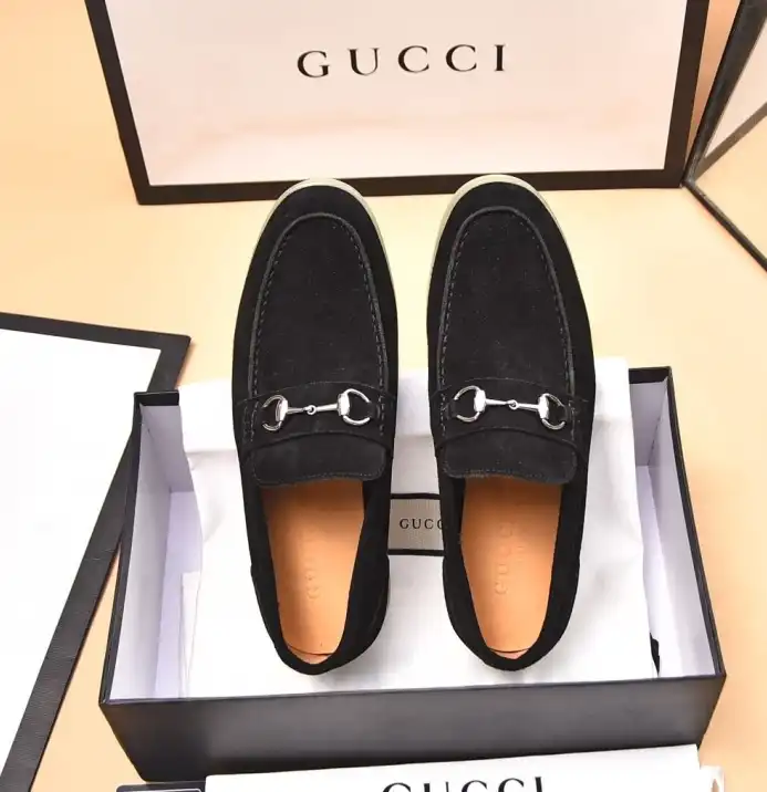 hype Gucci Leather Shoes