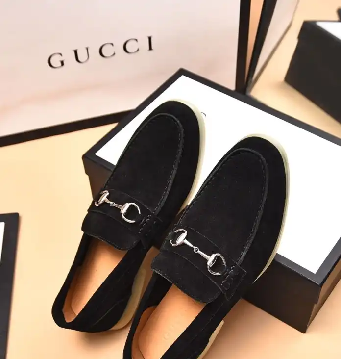 hype Gucci Leather Shoes