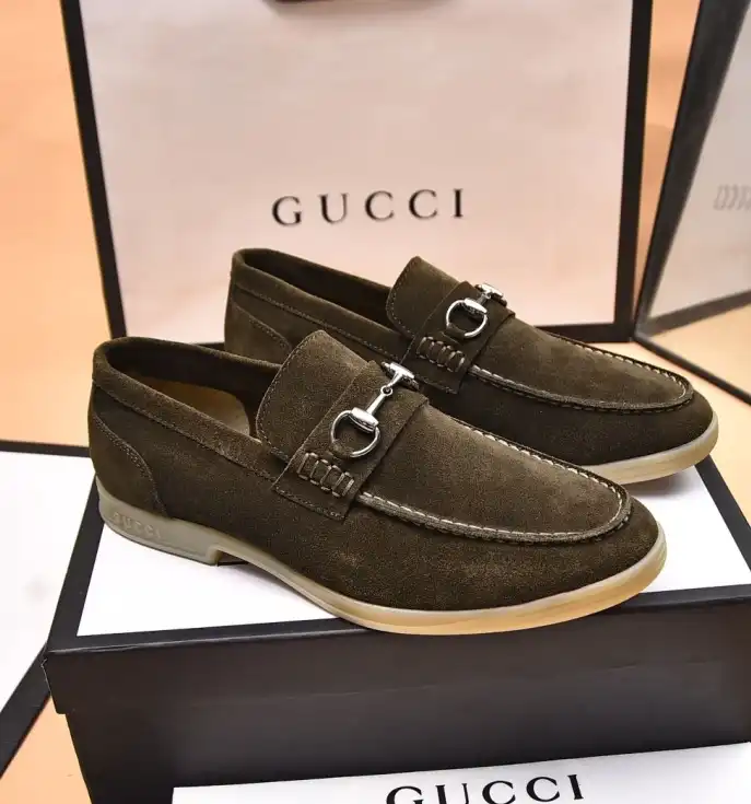 hype Gucci Leather Shoes