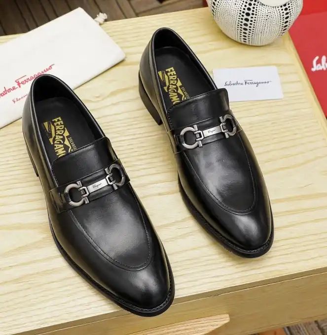 hype Ferragamo Leather Shoes