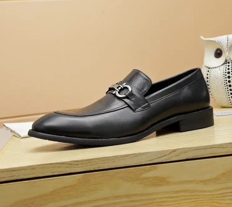 hype Ferragamo Leather Shoes