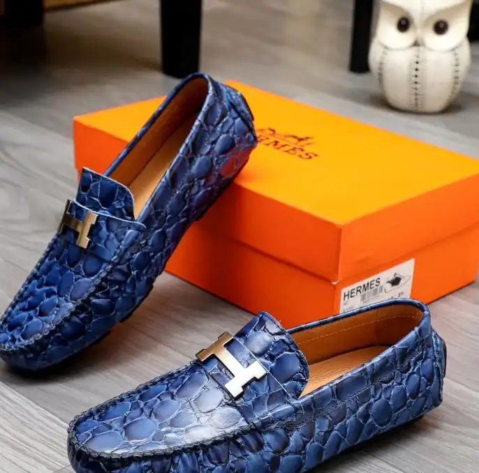 hype Hermes Leather Shoes