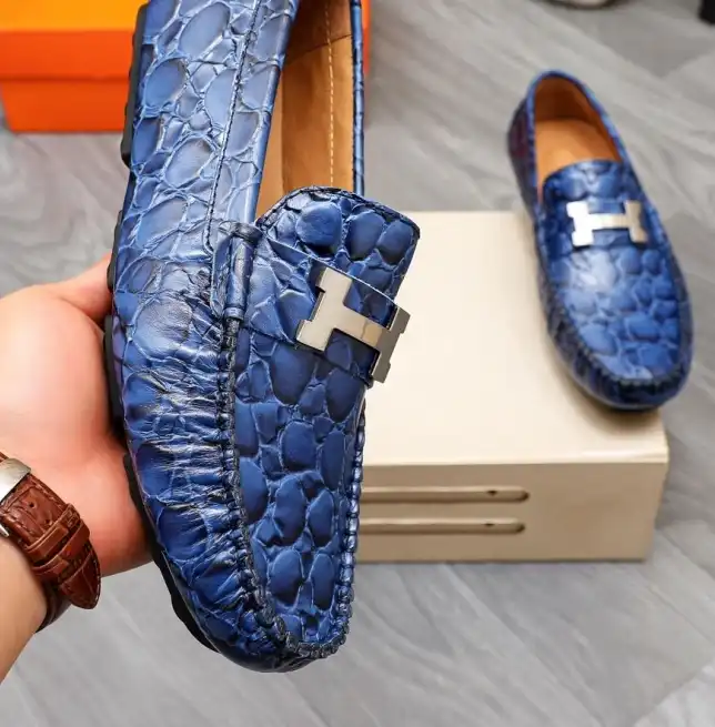 hype Hermes Leather Shoes