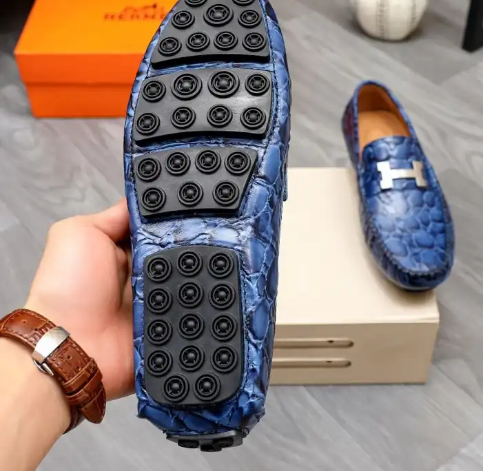 hype Hermes Leather Shoes