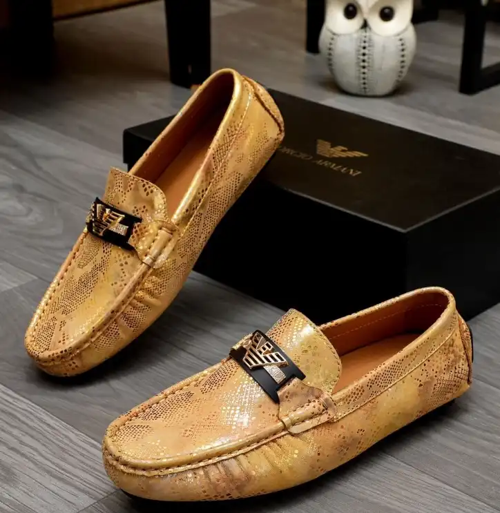 hype Armani Leather Shoes