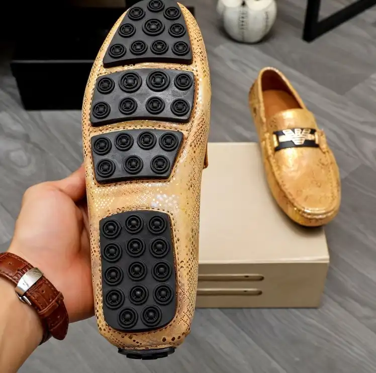 hype Armani Leather Shoes