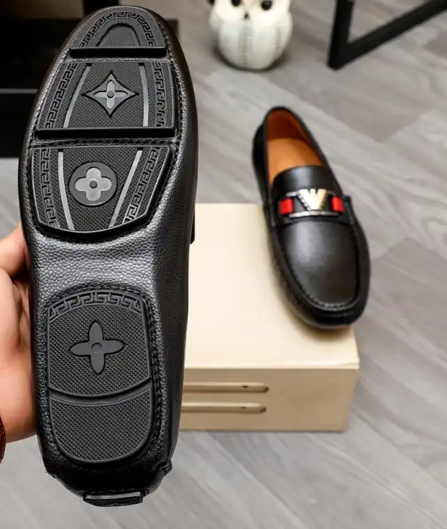 hype Armani Leather Shoes