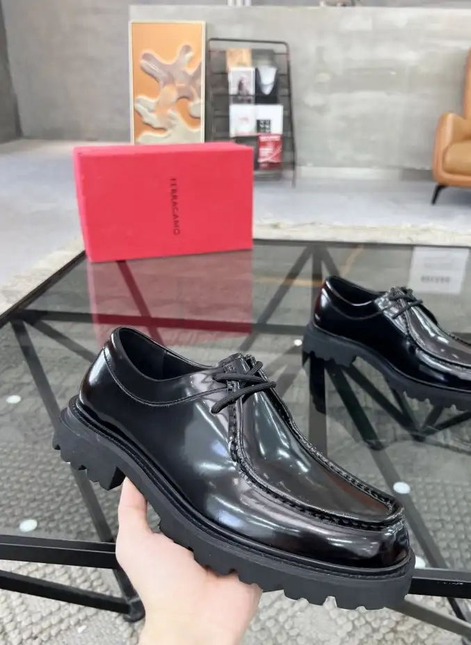 hype Ferragamo Leather Shoes