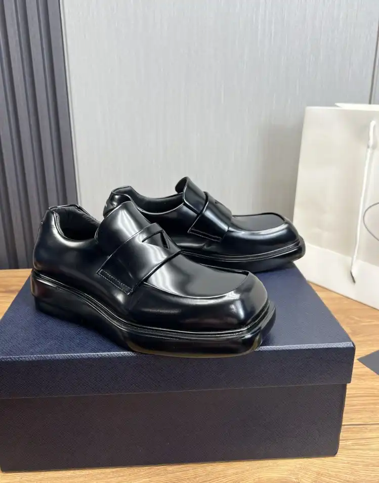 hype Prada Leather Shoes