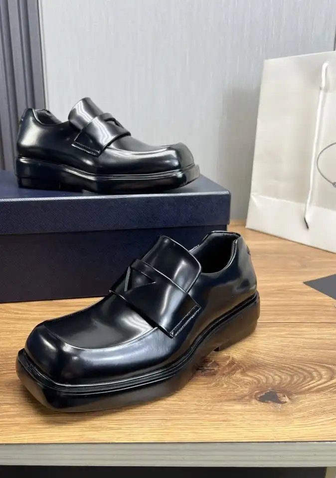 hype Prada Leather Shoes