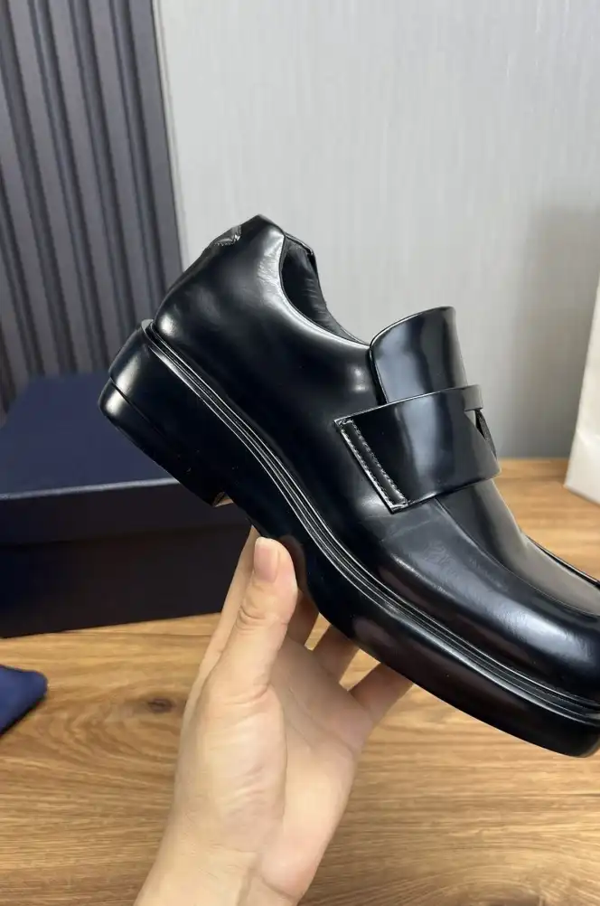 hype Prada Leather Shoes