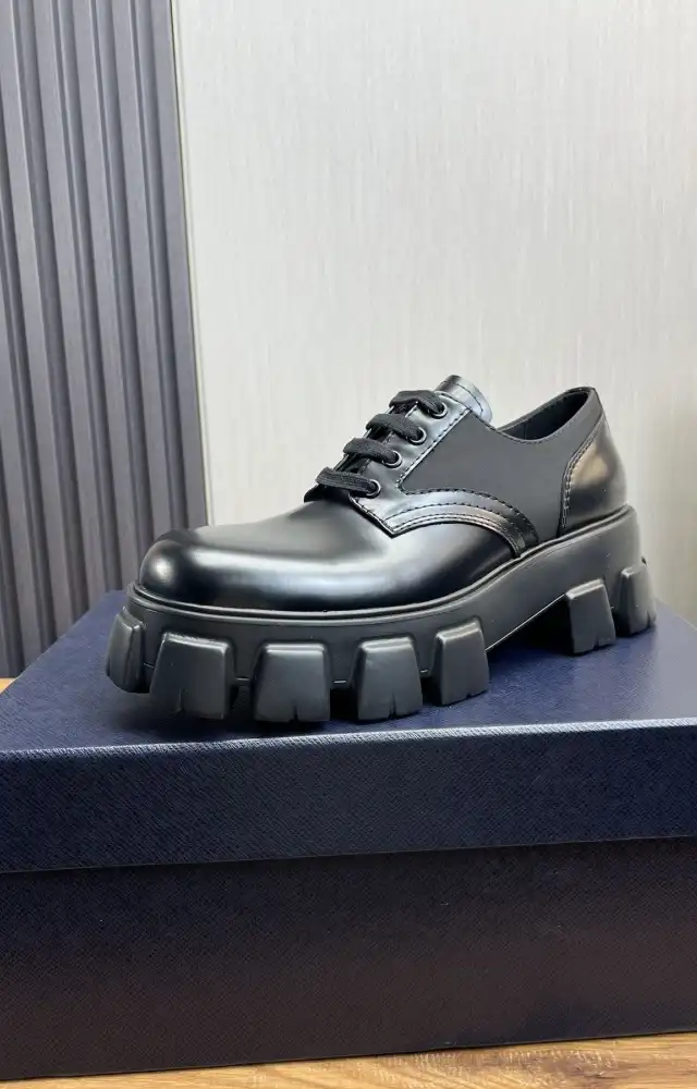 hype Prada Leather Shoes