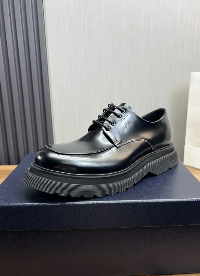 hype Prada Leather Shoes