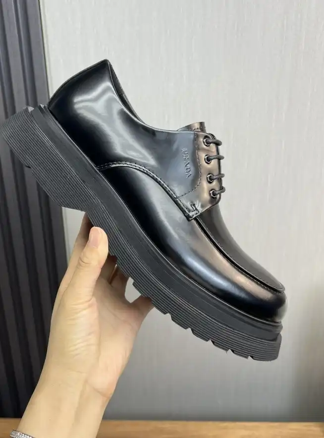 hype Prada Leather Shoes