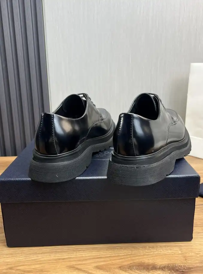 hype Prada Leather Shoes