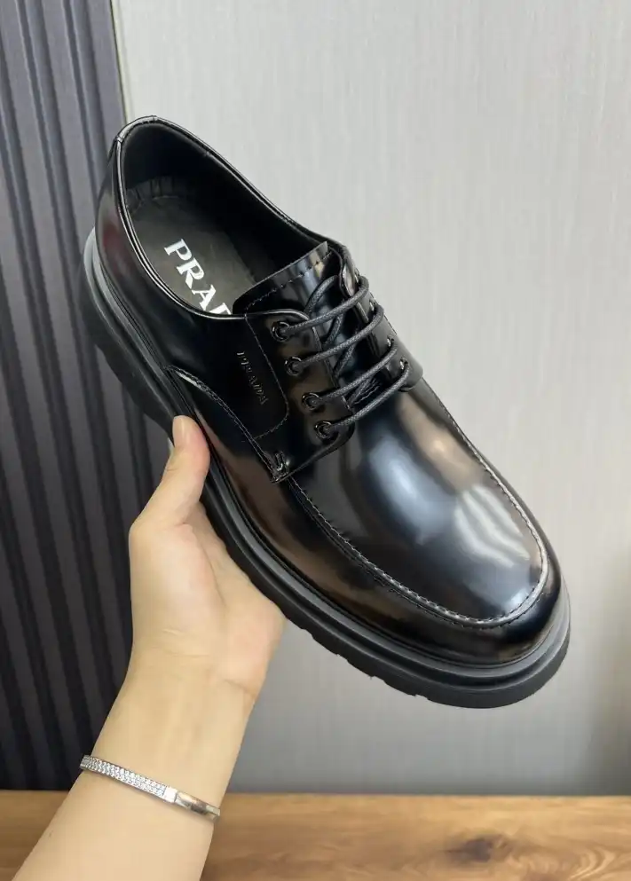 hype Prada Leather Shoes