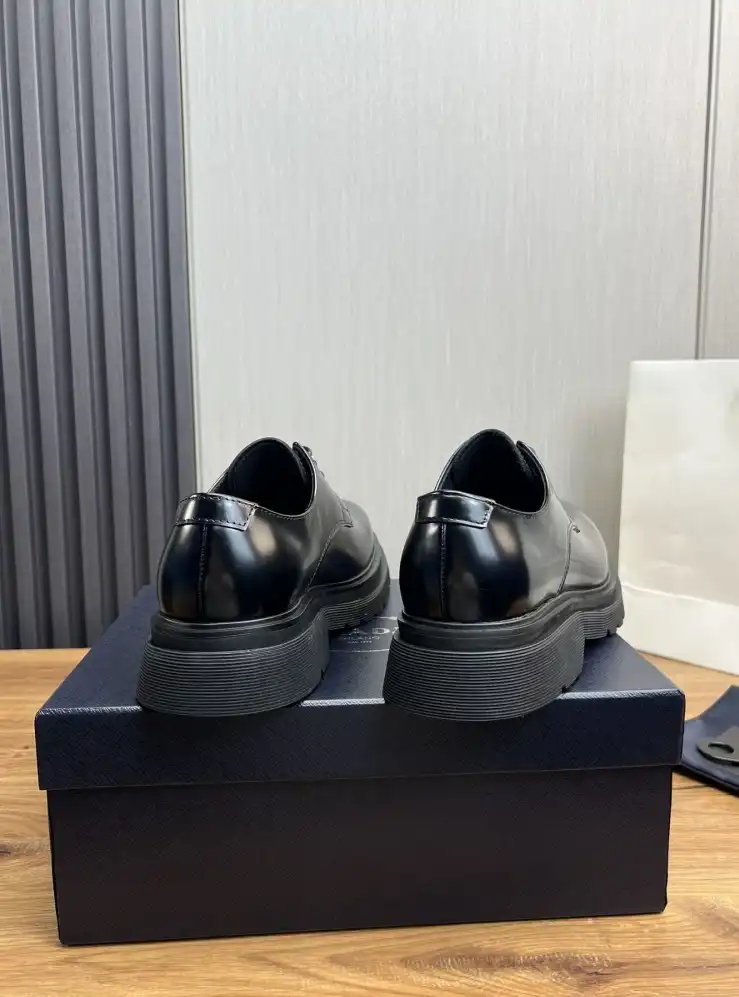 hype Prada Leather Shoes