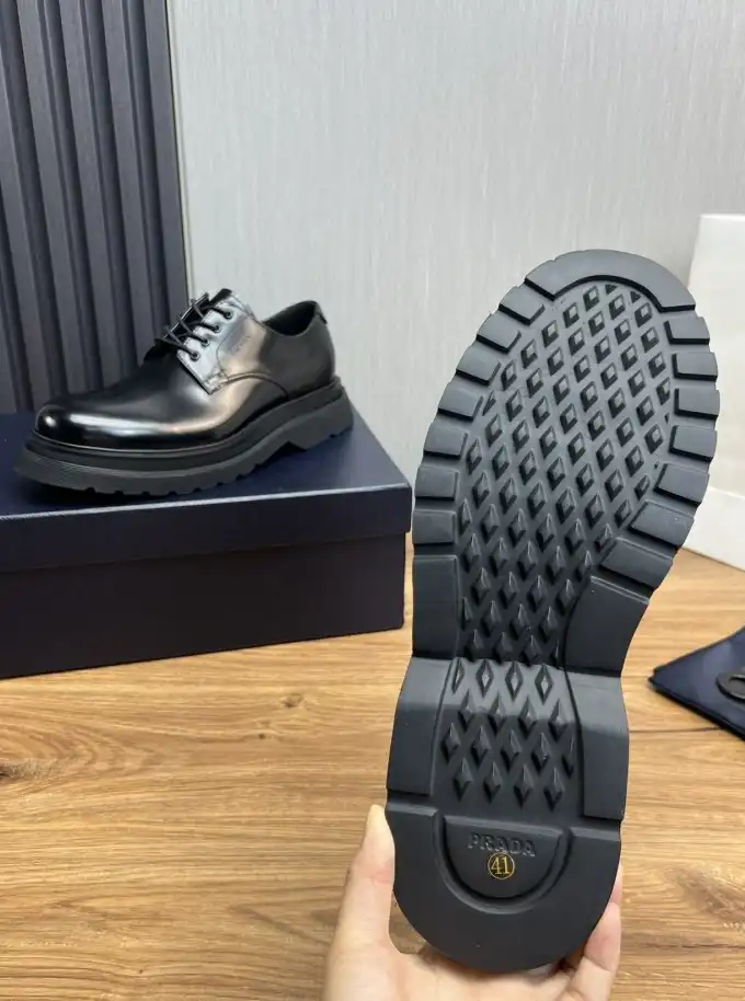 hype Prada Leather Shoes