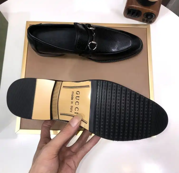 hype Gucci Leather Shoes