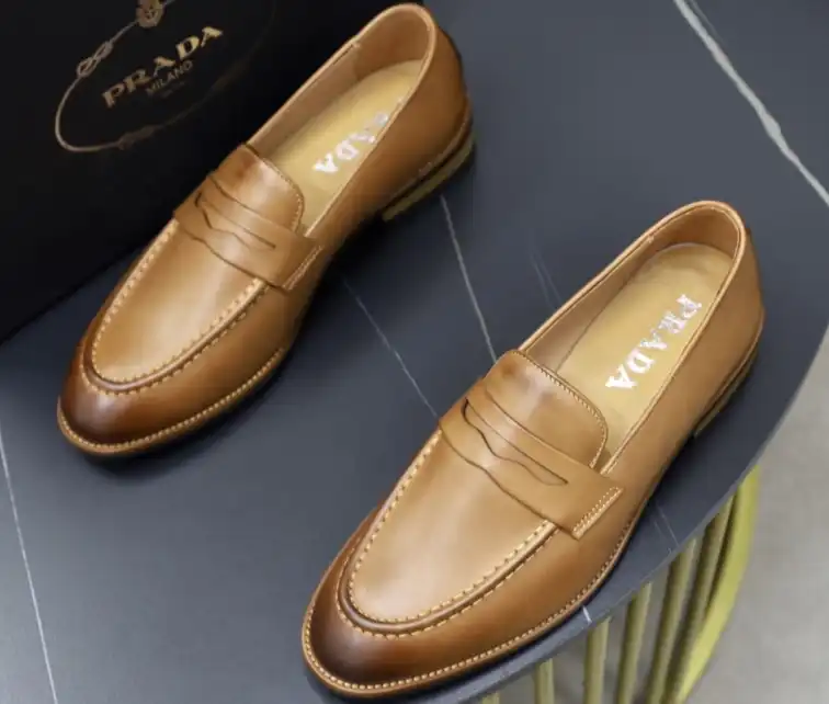 hype Prada Leather Shoes