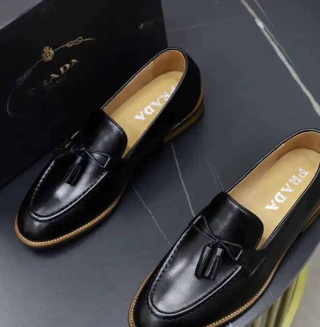 hype Prada Leather Shoes