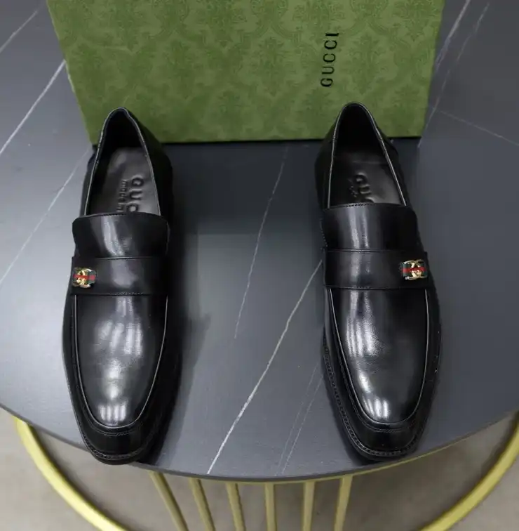 hype Gucci Leather Shoes