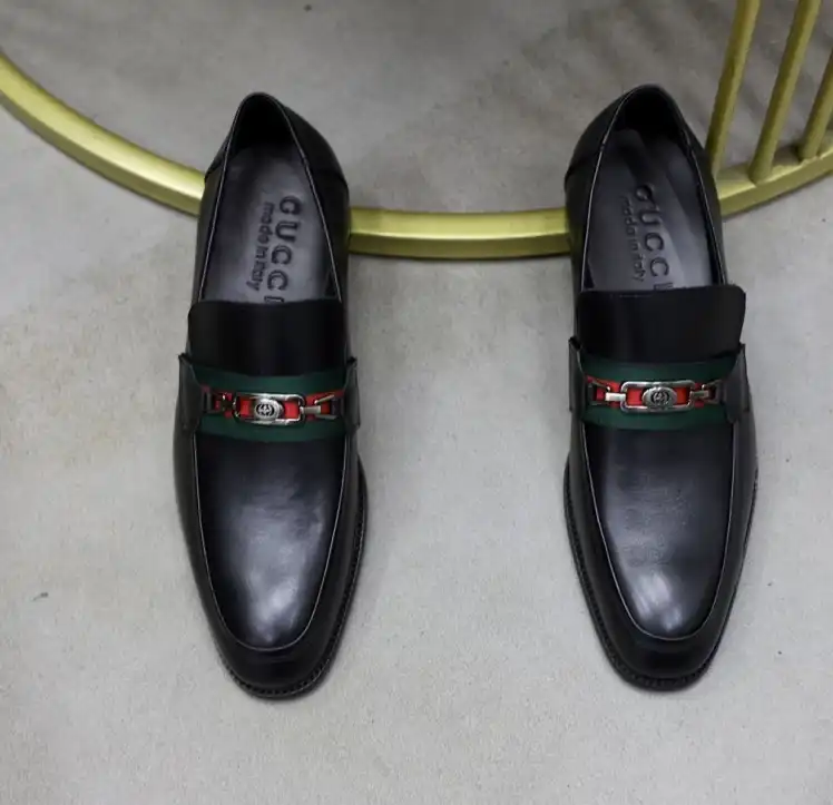 hype Gucci Leather Shoes