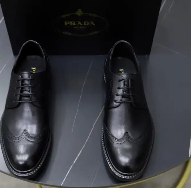 hype Prada Leather Shoes