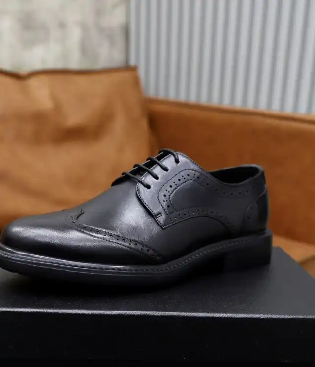 hype Prada Leather Shoes