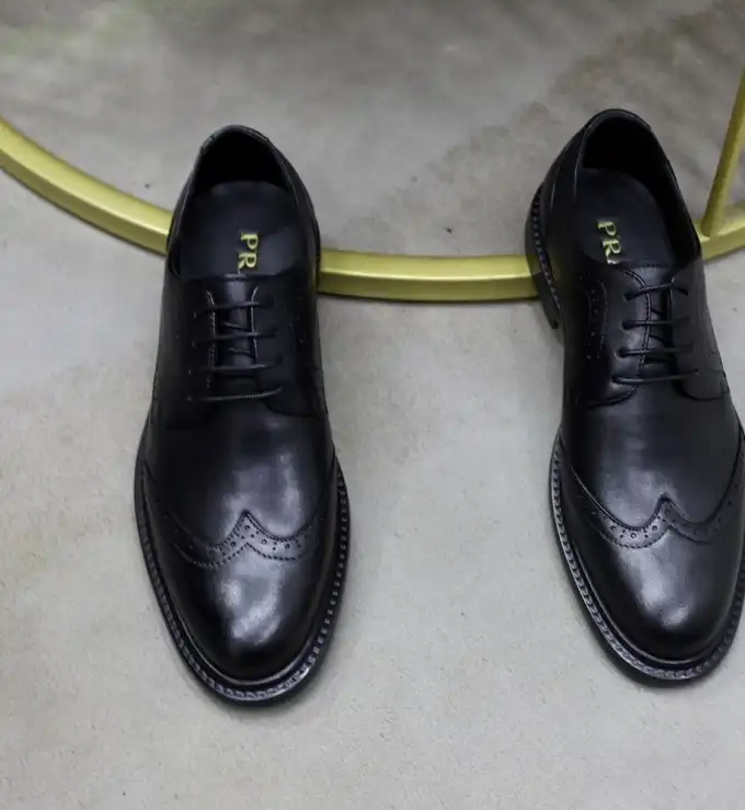 hype Prada Leather Shoes