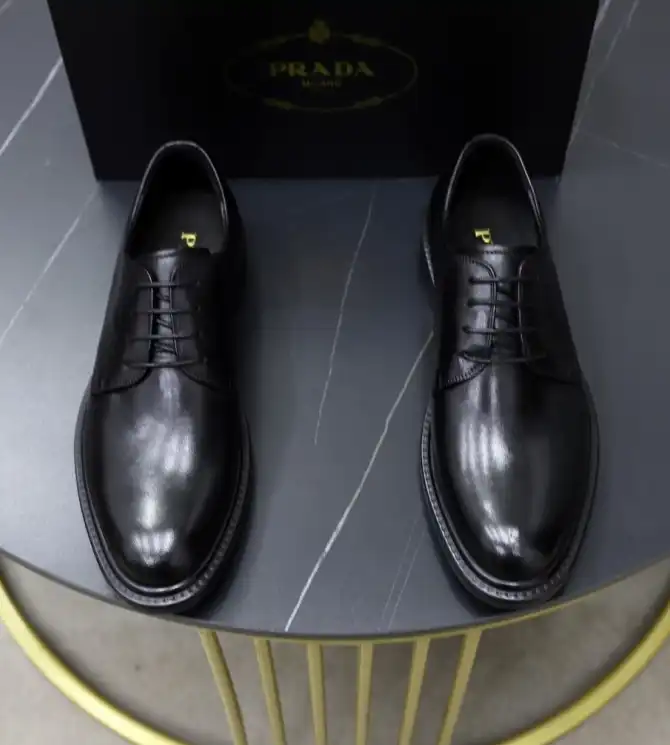 hype Prada Leather Shoes