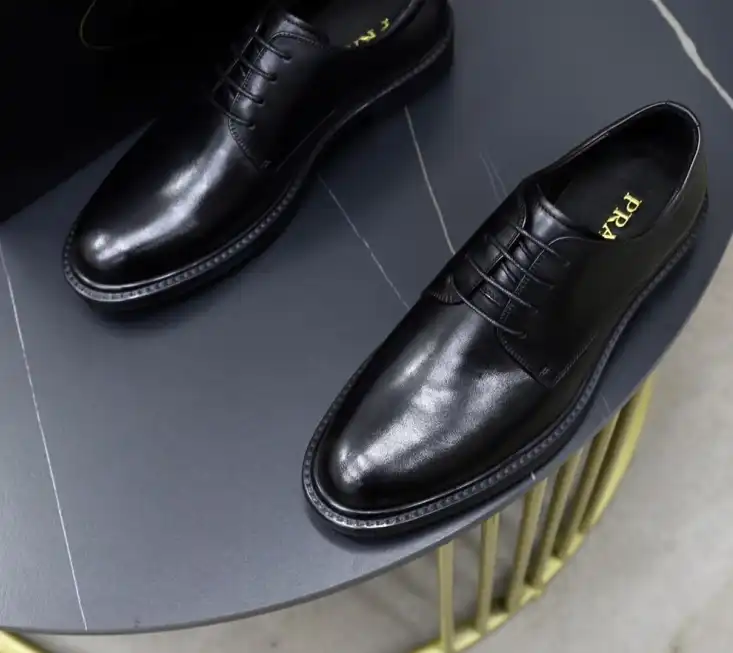 hype Prada Leather Shoes