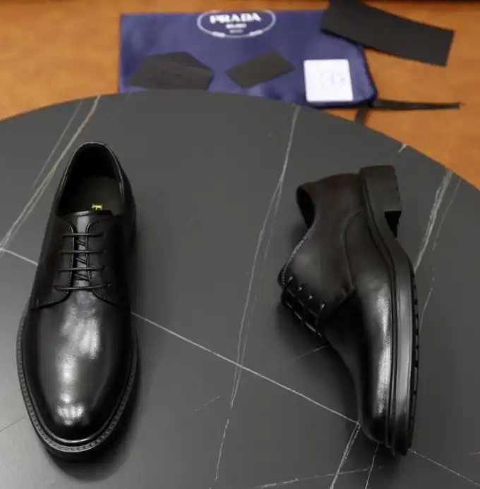 hype Prada Leather Shoes