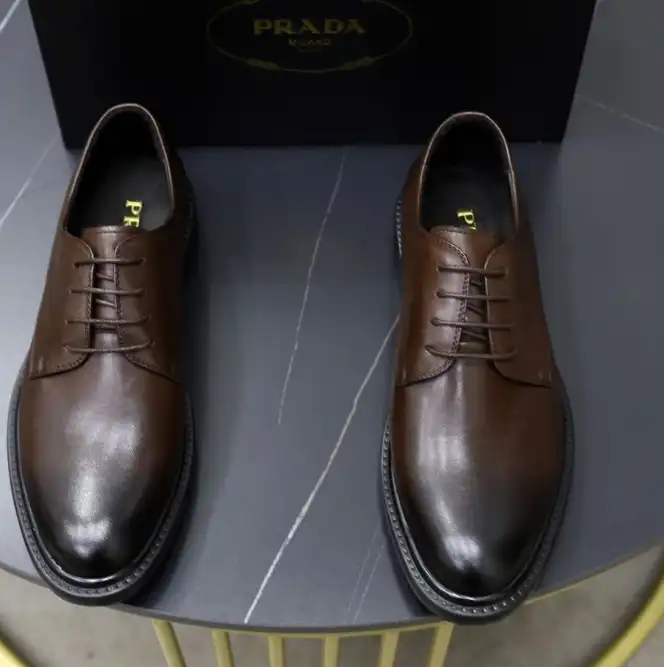 hype Prada Leather Shoes