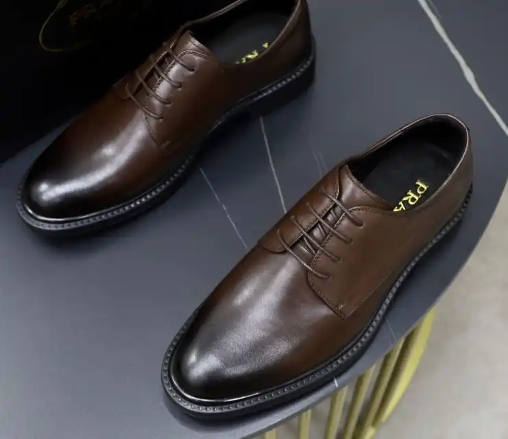 hype Prada Leather Shoes