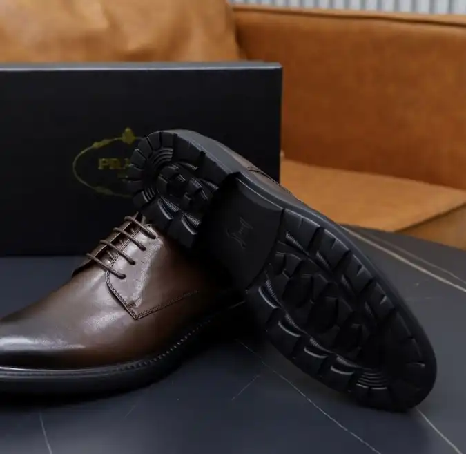 hype Prada Leather Shoes