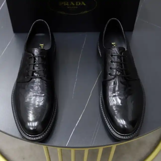 hype Prada Leather Shoes