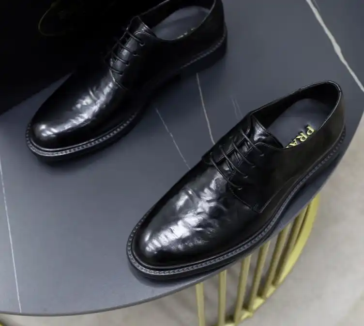 hype Prada Leather Shoes