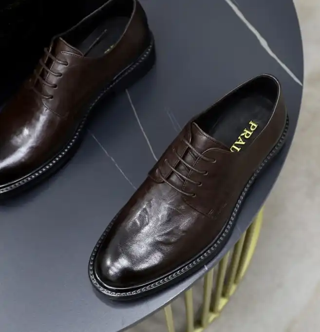 hype Prada Leather Shoes