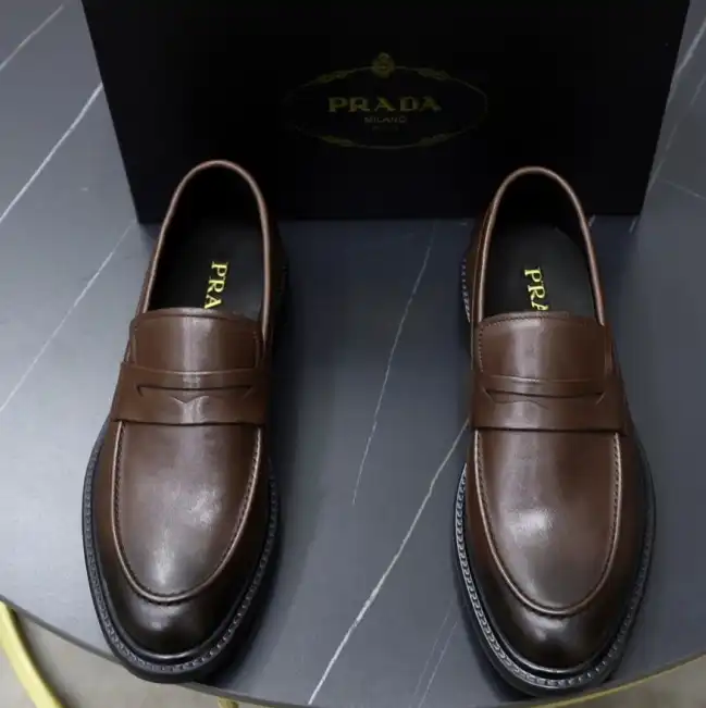 hype Prada Leather Shoes